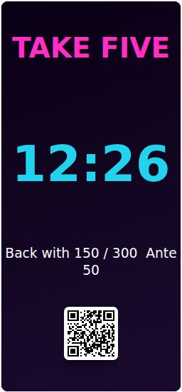 Neon Nights break screen on a phone